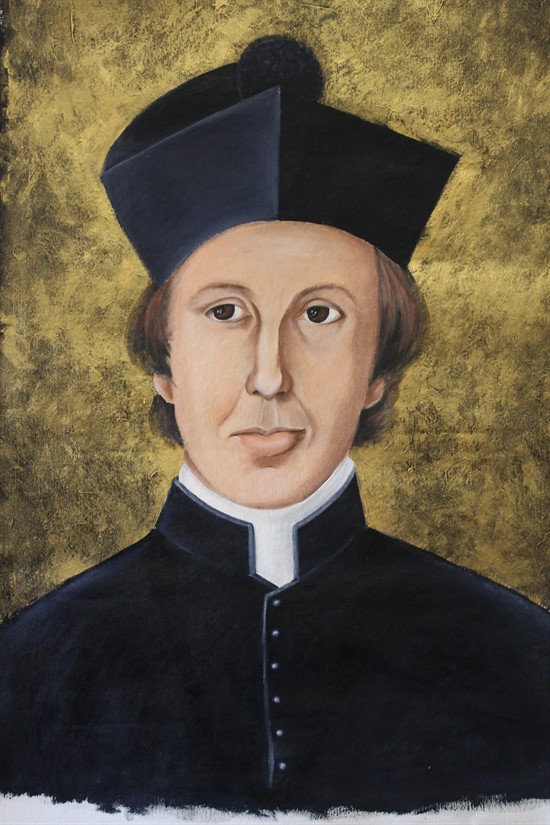 Archbishop John Bede Polding portrait representing Polding house patron in Catholic school context